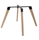 Duo Square Solid oak beech wallnut or hornbeam
